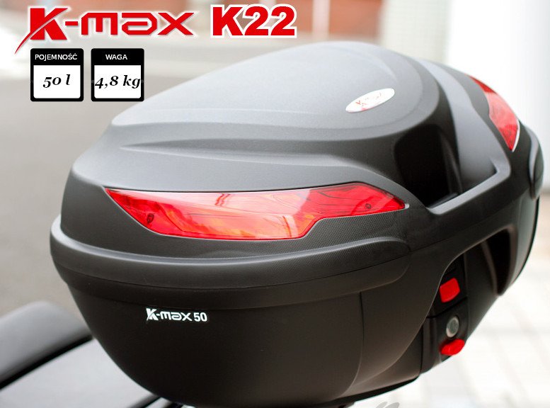 Kufer Centralny Do Motocykla 50L K Max Czarny Sklep Motocyklowy Motoargo