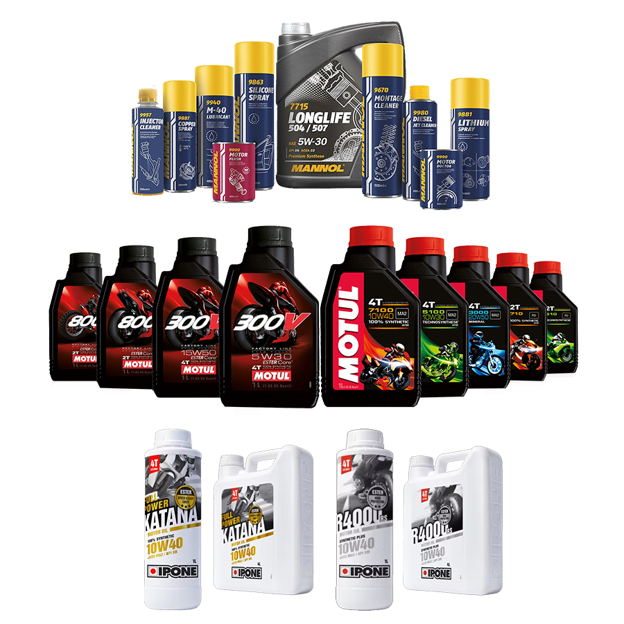 Chemia, oleje i smary