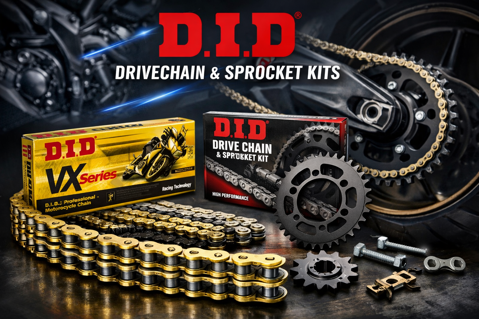 Łańcuchy i zestawy napędowe DID - Przygotuj się do sezonu