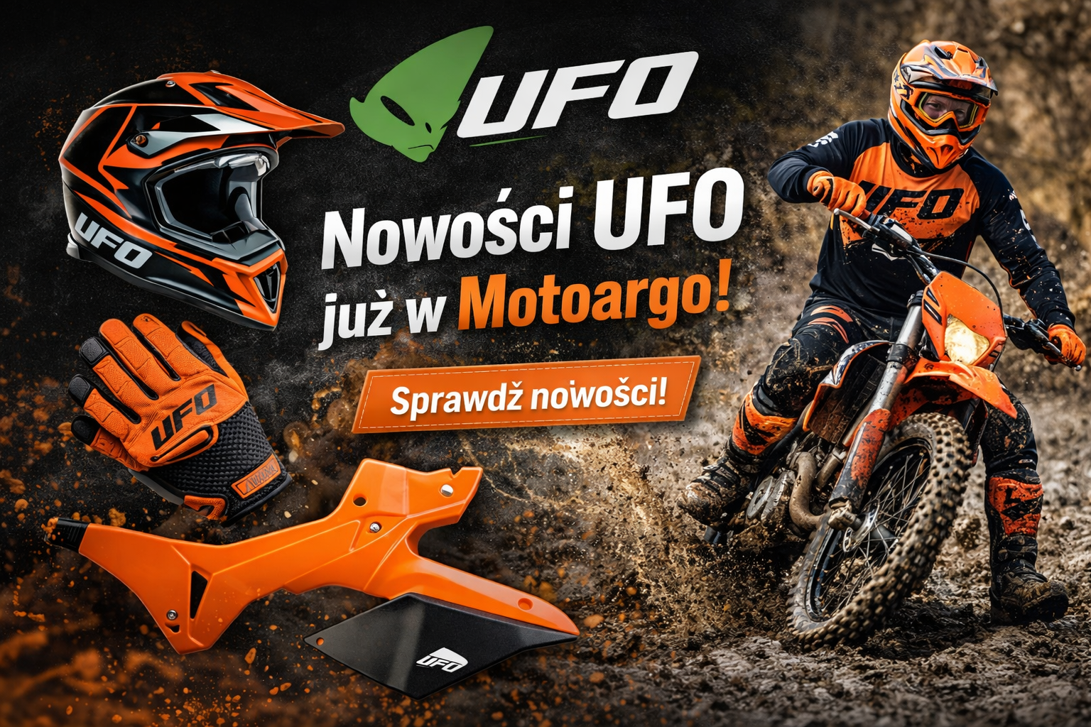 ➡️ Nowości marki UFO – Akcesoria Enduro i Cross już w Motoargo!