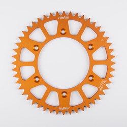 Zębatka tylna aluminiowa (ergal) 899 48 husaberg te 125 '12-14 (łańc. 520) (89948jt) kolor pomarańczowy