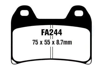 KLOCKI HAMULCOWE EBC FA244