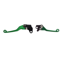 Dźwignia hamulca i sprzęgła do Suzuki RM zielona komplet