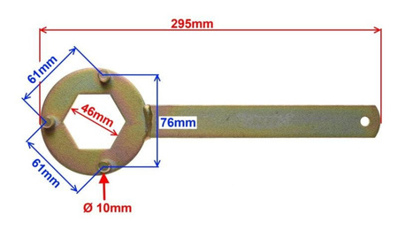 Blokada sprzęgła skuter Piaggio Aprilia Gilera