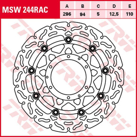 Tarcza hamulcowa przód honda cbr 600f '01-'07 (296x94x5mm) wave