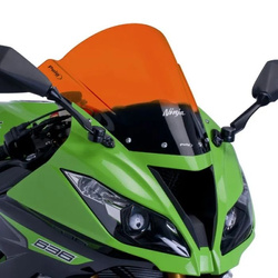 Szyba Sportowa Z-Racing Puig Do Kawasaki Zx-6r 09-16 Pomarańczowa