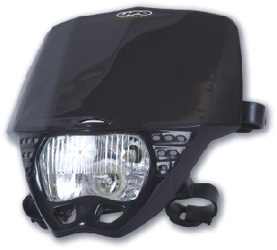 Lampa przednia UFO Cruiser enduro cross czarna