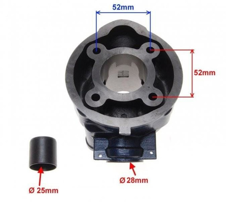 Cylinder Am6 Aprilia Yamaha Am345-65 Minarelli Lc