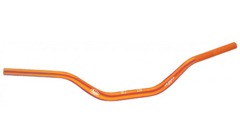Kierownica aluminiowa (28,6mm) taper mx mini cros(50-85 ccm) wysoka (7075-t6) ergal kolor pomarańczowy (szer. 732mm, wys. 100mm)