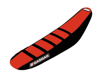 pokrowiec/poszycie na siedzenie gas gas mc/ec 125/250/350/450 '21-'23, zebra, kolor czarny/czerwony (zastępuje e1908z)