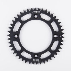 Zębatka tylna aluminiowa (ergal) 4486 46 ktm xc 105 '08-09 (łańc. 428) (448646jt) kolor czarny