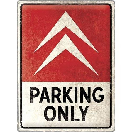 Tablica plakat 30X40 Citroen Parking Only 23307