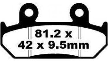 KLOCKI HAMULCOWE DO MOTOCYKLA HONDA CBR 600 91-94