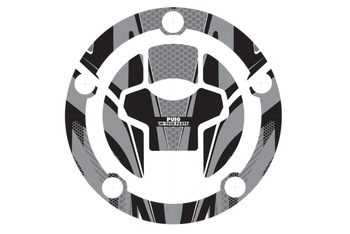 Osłona Wlewu Paliwa Puig Do Suzuki Gsx-S750 (Wzór Radikal) Szara