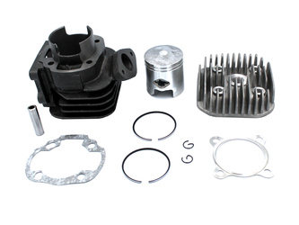 Cylinder Żeliwny Z Głowicą Power Force Basic Mbk Booster Yamaha Bws Minarelli Vertical 47mm 2t