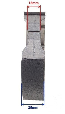 Szczęka hamulca tylnego Chiński Czoper 50