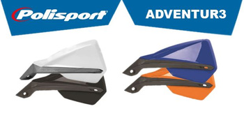 Osłony rąk (listki) model adventur3 z uniwersalnym zestawem montażowym 22/28mm kolor pomarańczowy