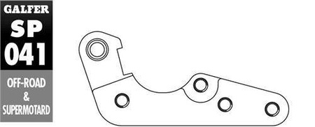 Adapter tarczy hamulcowej 270mm ktm od '09