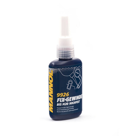 Mannol fix-gewinde hochfest - klej do gwintów, czerwony 'mocny' 50ml (9926) (144)