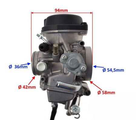 Gaźnik do Yamaha Raptor 350 YFM350 CFMOTO 500 Suzuki DR-Z400 BSR36-89