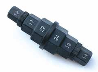 Narzędzie klucz do kół hexagon 12/14/17/19/22/24