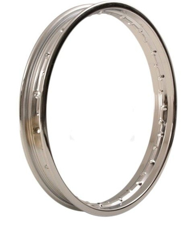 OBRĘKOŁA PRZEDNIEGO (FELGA) CHROM 18" X 1.60" (36 OTWORÓW) YAMAHA XV 250 S VIRAGO (OEM: 94416-18523) (MADE IN JAPAN)