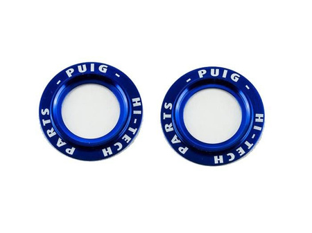 Aluminiowe pierścienie do protektorów kół puig phb19 niebieskie