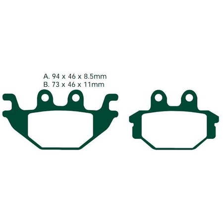 KLOCKI HAMULCOWE EBC FA377R ATV KYMCO SYM TGB
