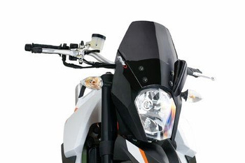 Szyba owiewka puig do ktm 990 supermoto / r 09-19 mocno przyciemniona