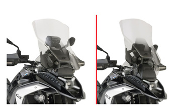 SZYBA BMW R 1300GS '24-'25 R 1300 GS ADVENTURE '25 (51 X 44,5CM) PRZEZROCZYSTA ( DO MODELI Z RADAREM )