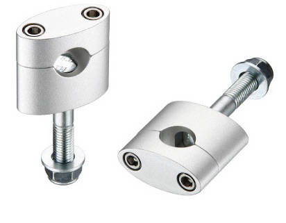 mocowanie/podwyżki kierownicy (22,2mm) wys. 33mm ze śrubą m12 kolor czarny (bm-08bk22)