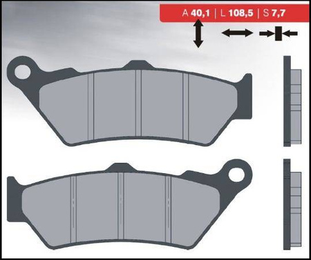 Klocki hamulcowe kh209 (ft 3090)