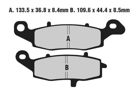 Klocki hamulcowe Suzuki Intruder GSX 750 Kawasaki VN 900