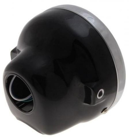 Lampa przód Boczne mocowanie H6 czarny