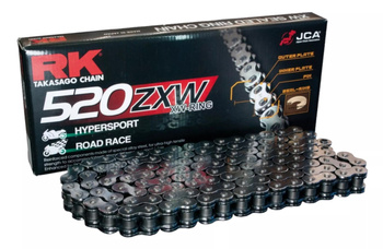 ŁAŃCUCH NAPĘDOWY 520ZXW-120 (XW-RING) ZAKUWKA (CLF) W ZESTAWIE KOLOR STANDARD (POJEMNOŚĆ: DO 1200 CCM) (42 KN)