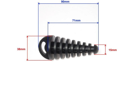 Korek Zatyczka Wydechu do motocykli Mały