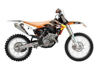 Komplet naklejek (oklein) ktm sx/sxf '11-'12, exc/excf '12-'13 replica trophy 22