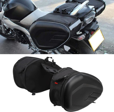 Sakwy Motocyklowe Uniwersalne Pu/Oxford