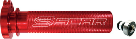 rolgaz aluminiowy z łożyskiem kawasaki kx/kxf, suzuki rm/rmz, yamaha yz/yzf kolor czerwony