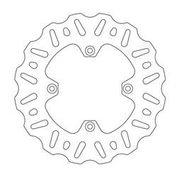 Tarcza hamulcowa tył suzuki rm 85 '05-'17 wave