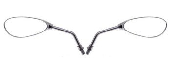 Lusterka do skutera motocykla Łezka srebrne M8