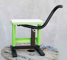 Stojak/podnośnik/podstawka pod motocykl cross kolor zielony