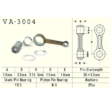Vesrah - Korbowód Suzuki Lt230 Quadrunner Quadsport