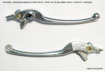 Dźwignia hamulca yamaha yzfr1 '98-'01, kawasaki z750/800 07-14 (mc-08967,70431) (= dhk05= dhy07= dhks02s)