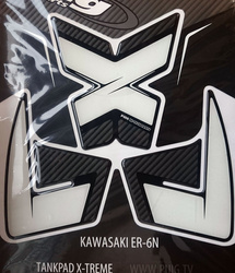 Tankpad Puig Extreme Do Kawasaki Er-6n 12-16 (Trzyczęściowy) Carbon