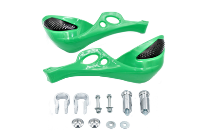 Handbary Power Force - Zielone Osłony Rąk, Dłoni Enduro Cross Quad-Atv Gy6107812-L