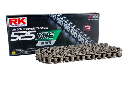 ŁAŃCUCH NAPĘDOWY 525XRE-122 (XW-RING) ZAKUWKA (CLF) W ZESTAWIE KOLOR STANDARD (POJEMNOŚĆ: DO 1000 CCM) (42 KN)