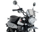 Szyba Owiewka Puig Retroplate Do Honda Monkey 125 18-24 (Aluminiowa) Srebrna