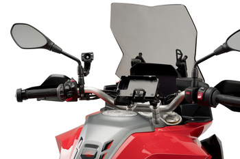 Adapter Do Urządzeń Mobilnych (Wspornik Mocowany Do Podstawy Lusterka) Puig Czarny