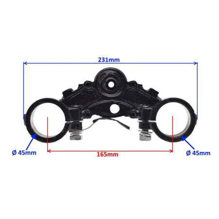 Półka dolna widelca przód do Junak 905